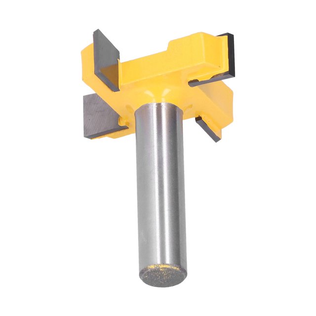 Gupbes Fraise pour Menuiserie, Embout de Routeur de Surface 4 Flûtes Pointues Outil de Remplacement CNC