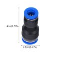 thumbnail image 4 of Miangastore Pneumatic Tool Connector Quick-connect Fittings Black 10Pcs 1.6x0.5In, 4 of 9