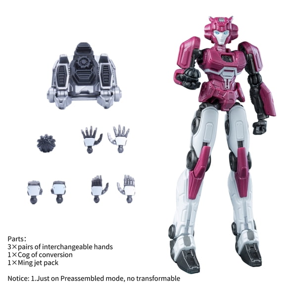 YOLOPARK Transformers Toys Elita-1 ,5.12 Inch,Transformers One,Highly Articulated Transformers One Toys,Collectible Transformers Action Figures for Kids Age 8 and Up,No Converting