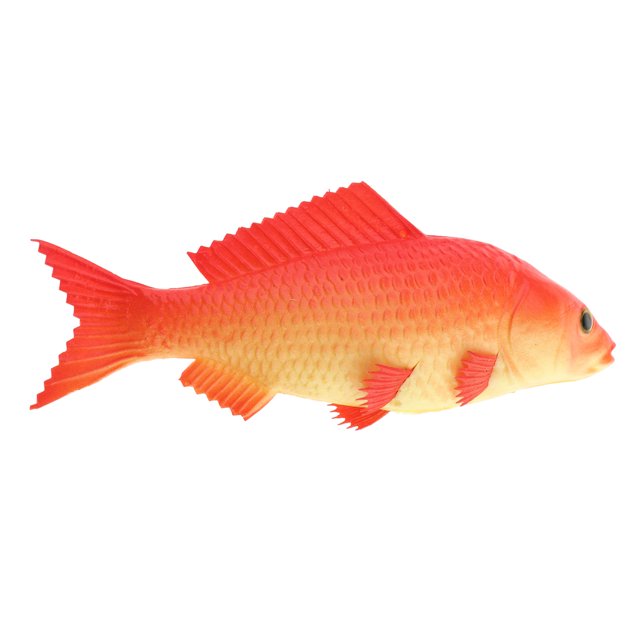 GUOOL Artificial Carp Ornament for Kitchen Aquarium Decoration Red-Small
