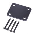 thumbnail image 1 of Plaque de Cou pour Guitare Électrique avec Vis pour Guitare Strat Précision Jazz Basse Remplacement (Couleur Chrome), 1 of 4
