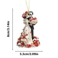 thumbnail image 2 of Hanging Car Accessories,Skull Car Accessories Skeleton Couple Pendant Keychain Car Accessories Backpack Small Pendant Keychains for Backpacks, 2 of 7