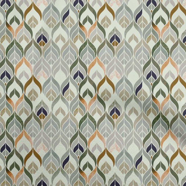 oneOone Silk Tabby Mint Fabric Paisleys Sewing Craft Projects Fabric Prints By Yard 42 Inch Wide