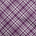 thumbnail image 1 of oneOone Cotton Poplin Purple Fabric Check Sewing Material Print Fabric By The Yard 42 Inch Wide, 1 of 4
