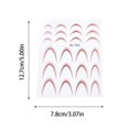 thumbnail image 3 of HOARBOEG Nail Gradient French Sticker Crescent Smile Sticker-thin French Lines Arcs-assisted Nail Decal Ornaments Clearance Sale, 3 of 7