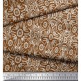 thumbnail image 3 of Soimoi Rayon Fabric Floral & Moroccan Damask Print Sewing Fabric Yard 56 Inch Wide, 3 of 3