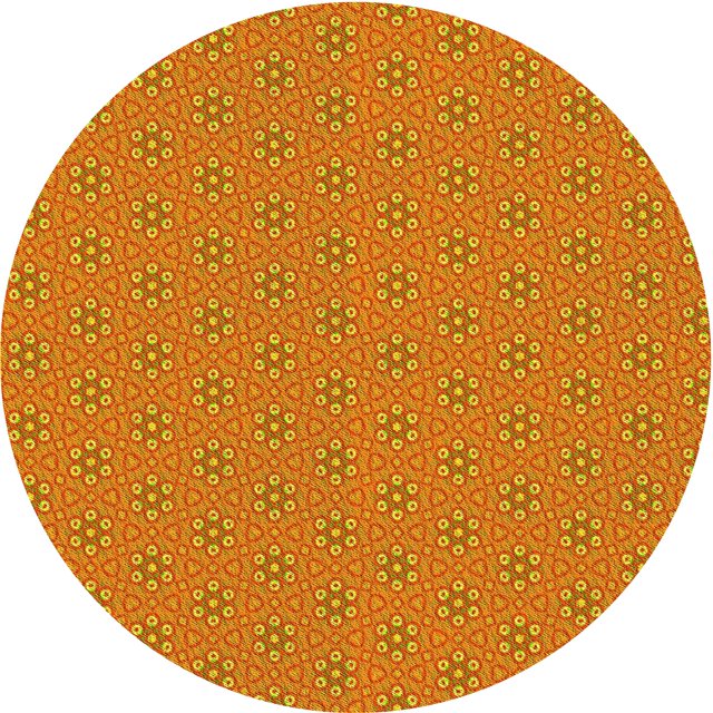 Ahgly Company Tapis Rond Lavable en Machine Intérieur Transitionnel Rouge Écarlate, 3 Pieds Rond