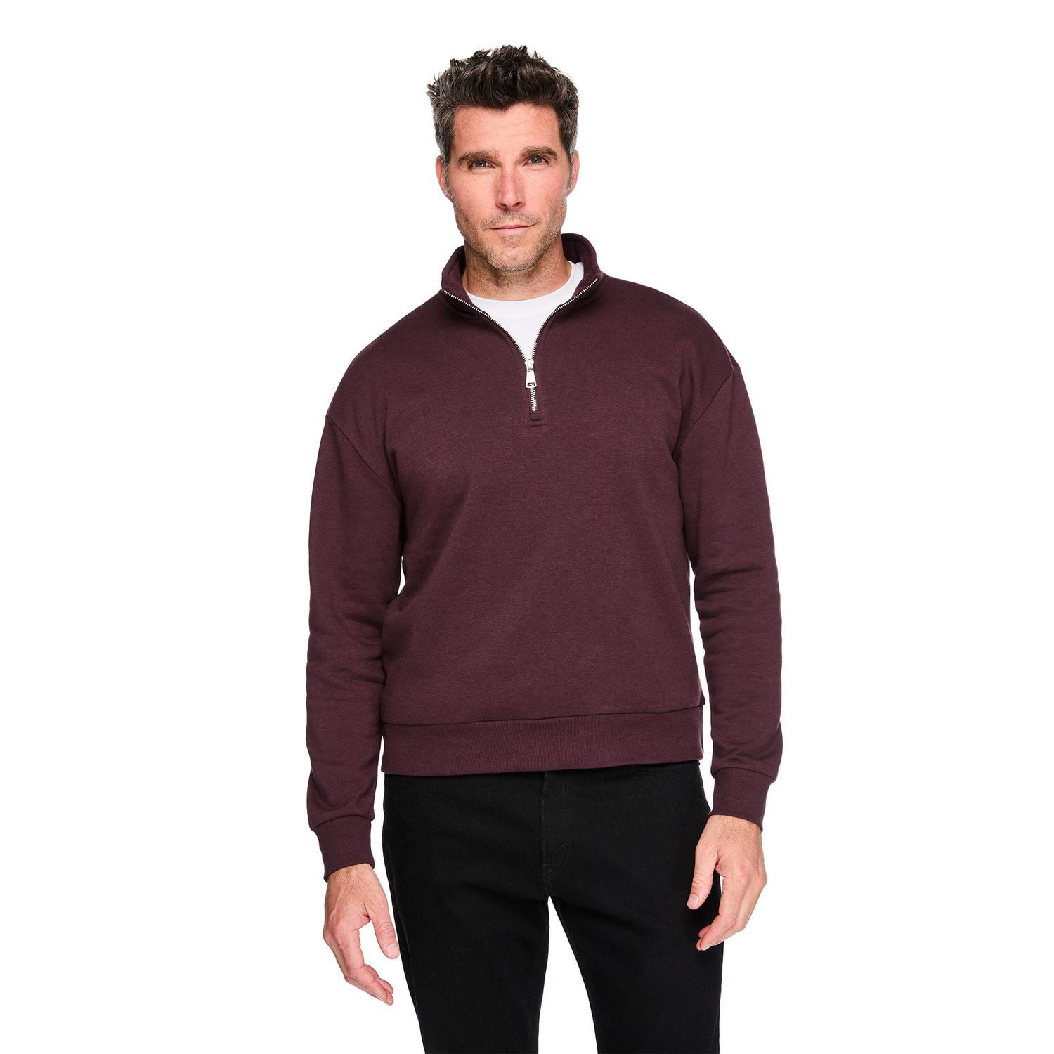 George Men's Quarter Zip Sweatshirt