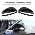 thumbnail image 3 of Car Rearview Mirror Cap Cover Trim for C Class W205 E Class W213 X253 Piano Black, 3 of 10