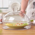 thumbnail image 4 of Microwave Plate Cover Transparent Cover An Ti Splatter Lid With Steam Vents Holes And Handle Microwave Cover For Food Microwave Oven Heating Cover Oil Proof Cover Including Base, 4 of 5