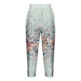 thumbnail image 5 of CHGBMOK Capris Raccourcis Imprimés pour Femmes Grande Taille, Taille Élastique, Liquidation d'Été, 5 of 5