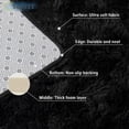 thumbnail image 3 of SUSUZI 5' x 7' Shaggy Area Rug, 2 Inch Thick Fluffy Plush Carpet with Non-Slip PVC Back, Soft Polypropylene Floor Rug for Bedroom Living Room Kids Room Home Décor, Black, 3 of 7