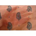 thumbnail image 4 of oneOone Cotton Silk Fabric Paisley Block Print Fabric BTY 42 Inch Wide, 4 of 4