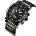 thumbnail image 1 of XZNGL Montre Numérique Homme Mode Montre de Sport Étanche Quartz Numérique Led Montres Décontractées, 1 of 8