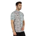 thumbnail image 3 of Inkmeso Regular Fit Designer Mandarin Collar Shirt For Men's Printed Patch Pocket Shirts, 3 of 7