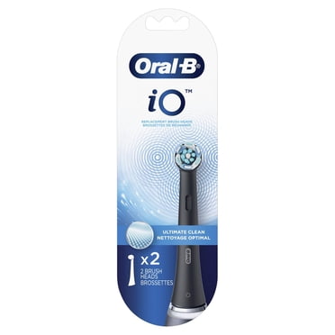 Oral-B iO Ultimate Clean Replacement Brush Heads, Black