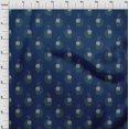 thumbnail image 3 of oneOone Georgette Viscose Fabric Leaves & Floral Block Decor Fabric Printed BTY 42 Inch Wide, 3 of 4