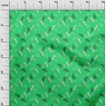thumbnail image 3 of oneOone Georgette Viscose Light Green Fabric Tropical Craft Projects Decor Fabric Printed By The Yard 42 Inch Wide, 3 of 5