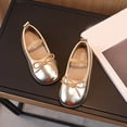 thumbnail image 4 of JDQJBZ Girl's Casual Shoes Soft Sole Bow Decor Princess Flats for Performance School, 4 of 4