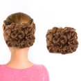 thumbnail image 1 of Perruque Méga Grande Épaisse Chignon Bouclé Décoiffé Chignon Updo à Clipser Extensions de Cheveux comme Réelles, Perruque pour Femmes, 1 of 3