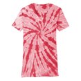 thumbnail image 1 of Gravity Threads Womens Tie-Dye V-Neck Shirt - Red - X-Large, 1 of 1
