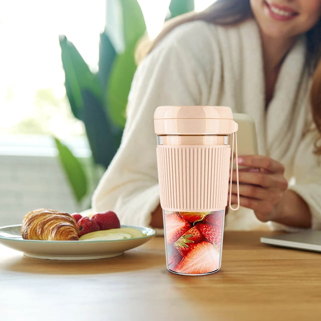 NARABB Extracteur de Jus Machine Extracteur de Jus Multifonction Petit Extracteur de Jus Extracteur de Jus Pressé Extracteur de Jus Automatique Portable Extracteur de Jus Alimenté par Pile USB