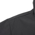 thumbnail image 4 of RXIRUCGD Men's Stitching Drawstring Hooded Slim Fashion Jacket Coat Outwear, Black, Size: S, 4 of 9