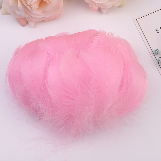 EGNMCR Dreamcatcher 100pc Colorful Feathers 6-12 Cm In Small Feather DIY Decoration The simulation feathers