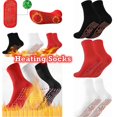 thumbnail image 3 of Self Heating Tourmaline Magnetic Therapy Health Socks Foot Pain Warmth UK J1O2, 3 of 9