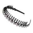 thumbnail image 3 of Visland Hair Clasp Shiny Colorful Rhinestone Non-Slip Reusable Narrow Brim Girls Headband Hair Accessories, 3 of 7