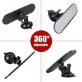 thumbnail image 4 of Rear View Mirror  Rearview Mirrors Driving Instructor Mirror with Suction Cup 8.7 x 2.6 Inch Anti Glare Rearview Mirror Anti-slip Car Interior Rearview Mirrors for Car SUV Trucks, 4 of 7