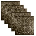 thumbnail image 1 of Great Lakes Tin Jamestown Argento 2ft x 2ft Lay In Ceiling Tiles (5 Pack), 1 of 6