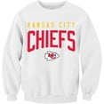 thumbnail image 1 of NFL Kansas City Chiefs Red Chiefs White Small Crew Fleece, 1 of 4