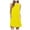 Yellow, variant on Mrat Womens Casual Tank Dress Sleeveless Crew Neck T Shirt Short Sundress Mini Beach Vacation Dress with Pockets Dresses for Graduation S-93 White XXL