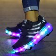 thumbnail image 3 of Chaussures Lumineuses LED Colorées Mode Enfants Adultes Ultra-Légères Patins à Roulettes Heelys, 3 of 7