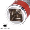 thumbnail image 3 of Unique Bargains 1/2-Inch Drive by 8mm Shallow Socket w Red Band, Cr-V, 6-Point, Metric, 3 of 4