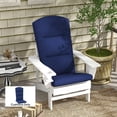 thumbnail image 2 of Outsunny Outdoor Adirondack Chair Cushion with Back Ties, Blue, 2 of 10