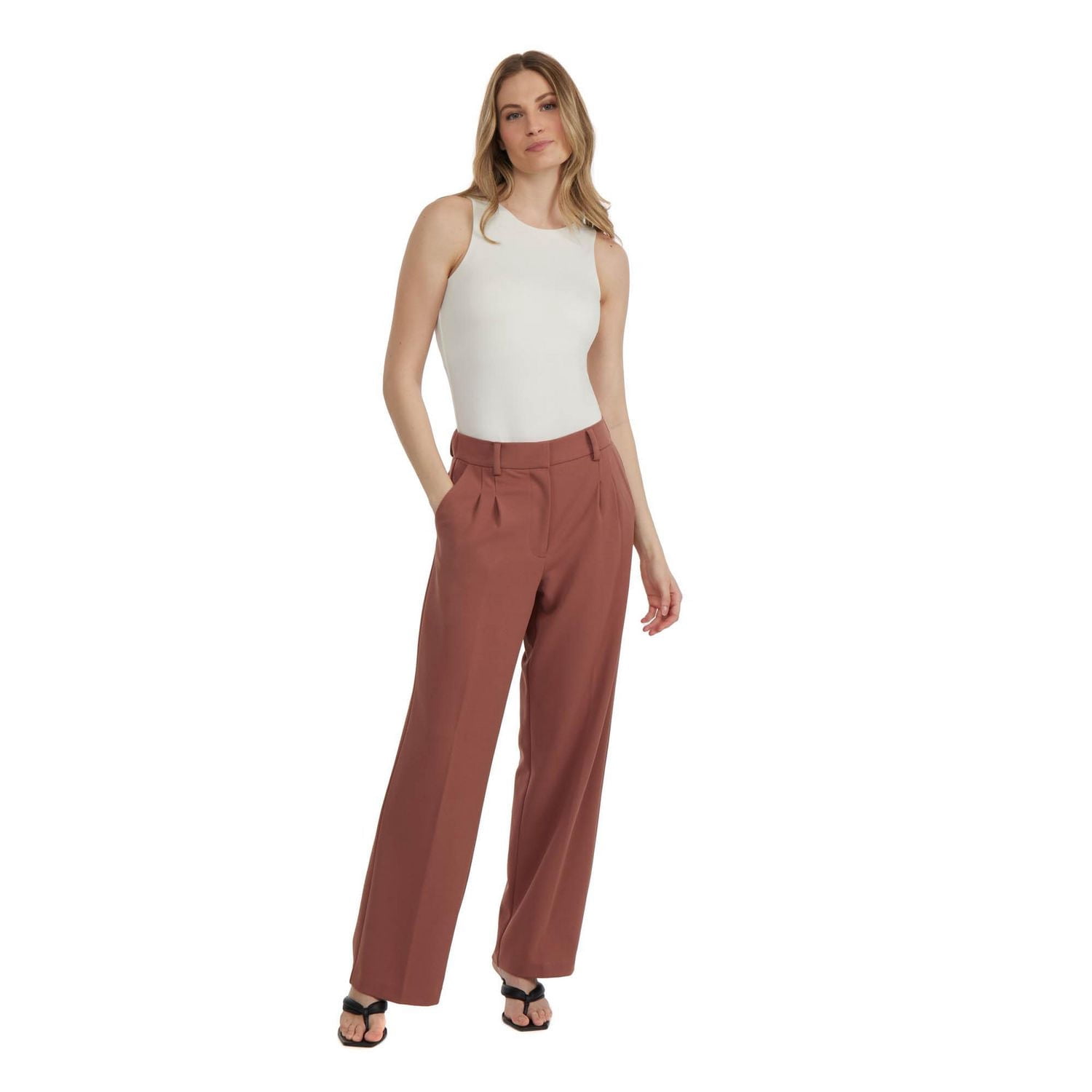 Mexx justaucorps en tricot à col rond sans manches pour femmes