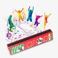 thumbnail image 2 of PVCS Harmonica Musical Instrument Wooden Cartoon Printing Double Rows 16 Holes For Kids Children Music Lover Gift for Kids, 2 of 3