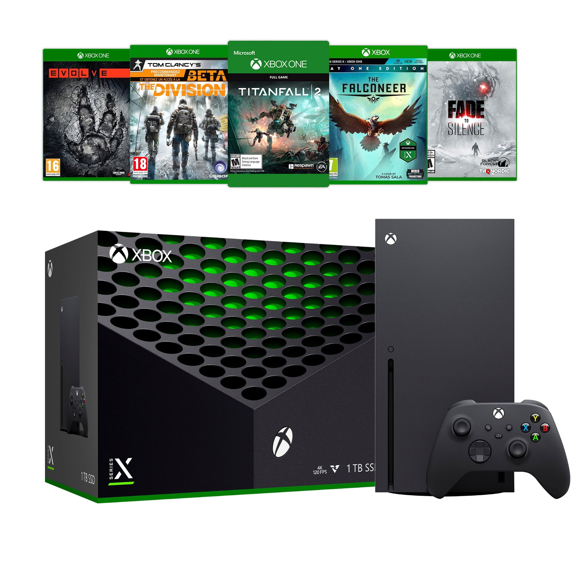 2020 New Xbox Series X 1TB SSD Console Bundle with Five Games