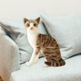 thumbnail image 4 of Cute Simulation Siamese Cats Comfortable Animal Plush Padding Lifelike Cat Plush StyleE, 4 of 9