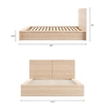 thumbnail image 3 of Nexera James Platform Bed with Headboard, 3 of 9