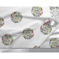 thumbnail image 2 of Soimoi Rayon Fabric Leaves & Floral Block Print Fabric by Yard 56 Inch Wide, 2 of 3