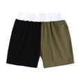 thumbnail image 4 of Fall Saving! HVOBTTY Girls Casual 2 Piece Short Sleeve Set, Girl's Solid Color Threaded Round Neck Short Sleeved and Shorts 2-Piece Set Green, 90, 4 of 4