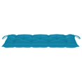 thumbnail image 5 of vidaXL Folding Garden Bench with Cushion 118 cm Bamboo, 5 of 5