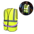thumbnail image 4 of 2 Pcs Reflective Safety Vest High Visibility 360 Degree Protection Easy Cleaning Lightweight Safety Vest Workwear, 4 of 8