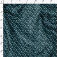 thumbnail image 3 of Soimoi Blue Rayon Fabric Leaf Floral Print Fabric by Yard 42 Inch Wide, 3 of 6