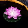 thumbnail image 4 of EGNMCR Water Sensing Lotuse Pool Lamp Floating Lotuse Pool Lamp Water Sensing Floating Pool Lamp LED Floating Solar Pool Lamp Diwali Festival Blessing River Lantern Solar light, 4 of 6