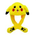 thumbnail image 1 of Pikachu Pikachu Hat Rabbit Ear Moving Jumping Hat Funny Bunny Plush Hat Cap V1, 1 of 5