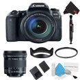 thumbnail image 1 of Canon EOS 77D DSLR Camera with 18-135mm Lens Bundle + Bonus 10-18mm Lens (Intl Model), 1 of 5